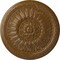 Ekena Millwork Temple Ceiling Medallion (Fits Canopies up to 9 1/4"), 24"OD x 1 5/8"P, Smokey Topaz Crackle CM24TESTC - alternate 1